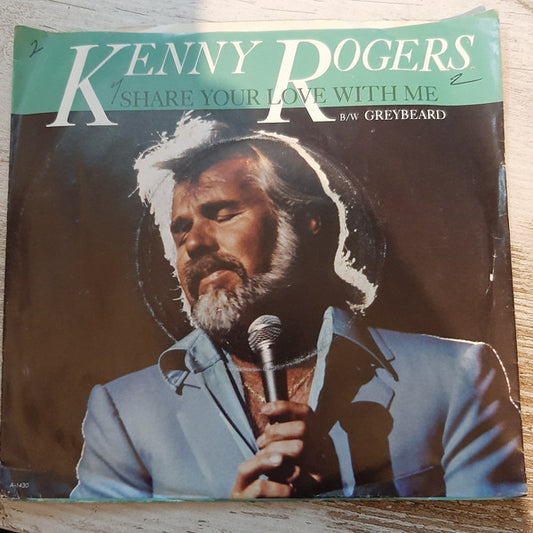 Kenny Rogers : Share Your Love With Me / Greybeard (7", Single, Win)