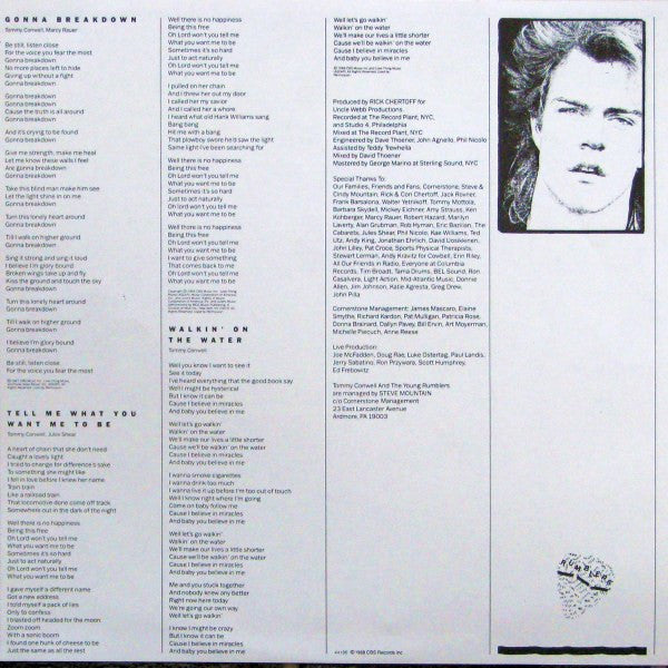Tommy Conwell And The Young Rumblers : Rumble (LP, Album)
