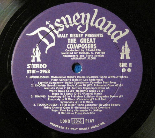 Various : Walt Disney Presents The Great Composers (LP, Album, RE, Gat)
