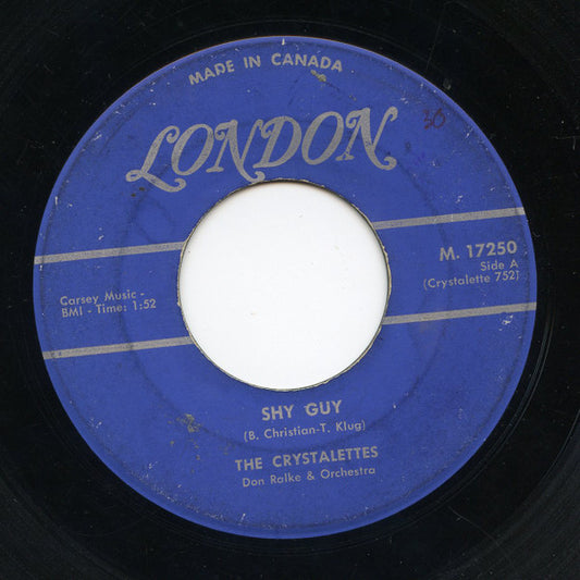 The Crystalettes : Shy Guy (7", Single)