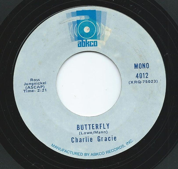 Charlie Gracie : Butterfly (7", Mono)