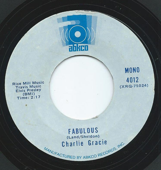 Charlie Gracie : Butterfly (7", Mono)