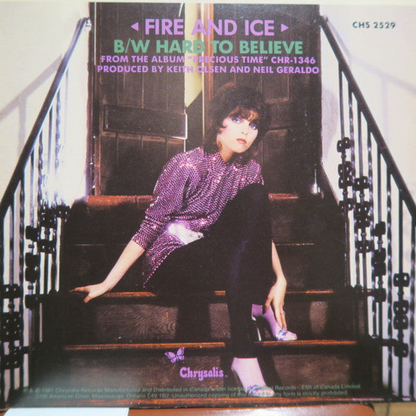 Pat Benatar : Fire And Ice (7")