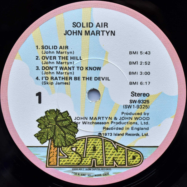 John Martyn : Solid Air (LP, Album, Los)