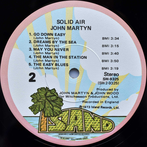 John Martyn : Solid Air (LP, Album, Los)