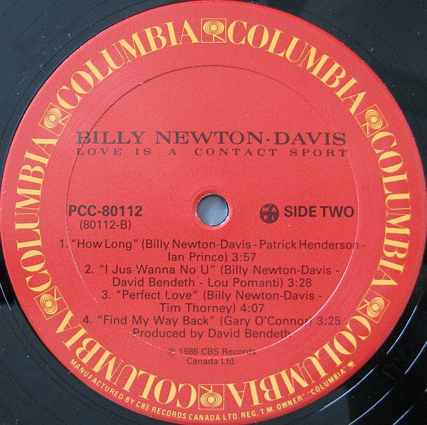 Billy Newton Davis : Love Is A Contact Sport (LP, Album)