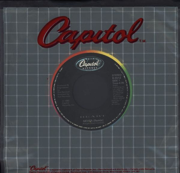 Heart : Never (7", Single)