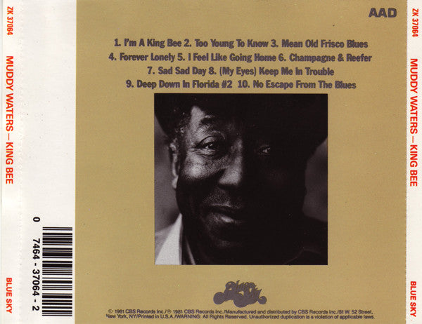 Muddy Waters : King Bee (CD, Album, RE)