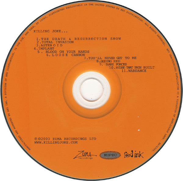 Killing Joke : Killing Joke (CD, Album)