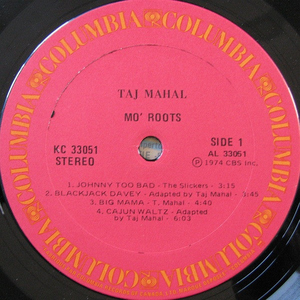 Taj Mahal : Mo' Roots (LP, Album)