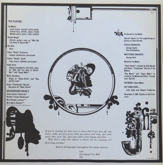 Taj Mahal : Mo' Roots (LP, Album)