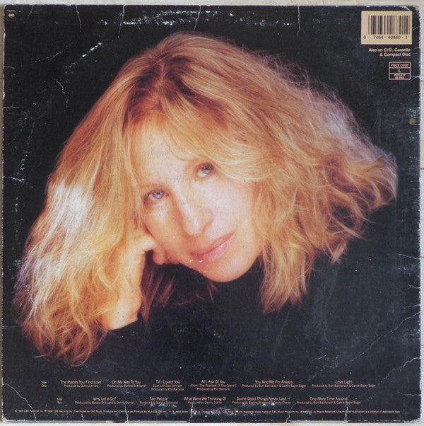 Barbra Streisand : Till I Loved You (LP, Album, Don)