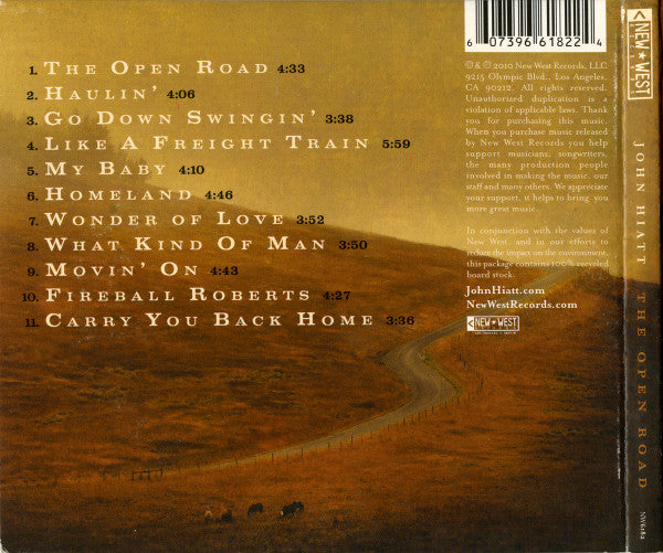 John Hiatt : The Open Road (CD, Album)