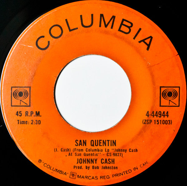 Johnny Cash : A Boy Named Sue (7")