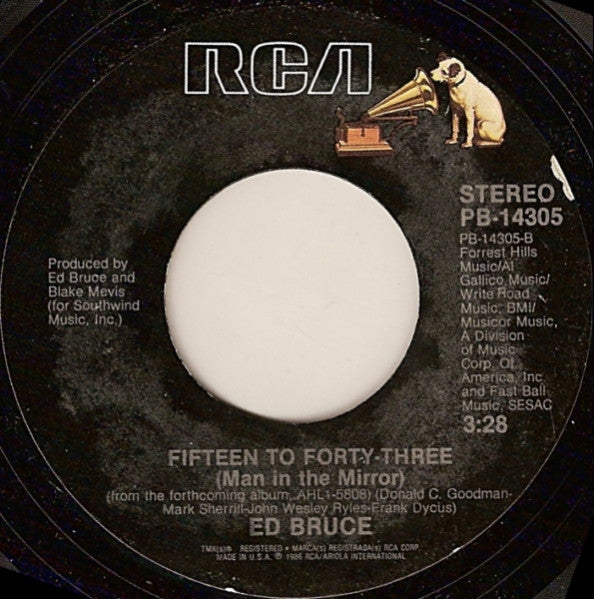 Ed Bruce : Nights (7", Styrene)