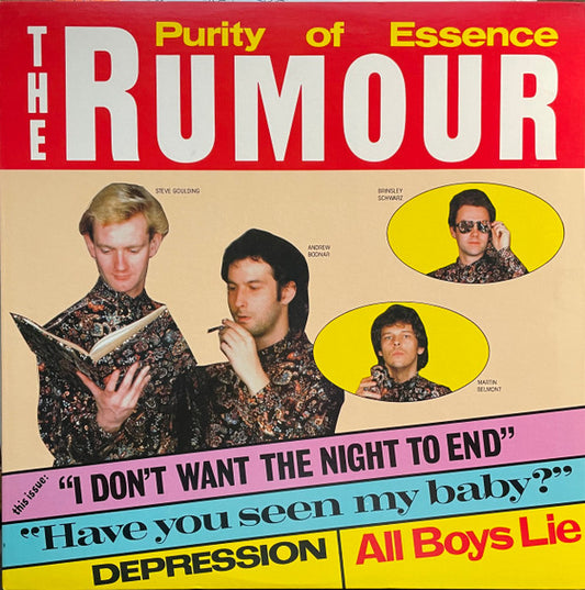 The Rumour : Purity Of Essence (LP, Album, Wak)