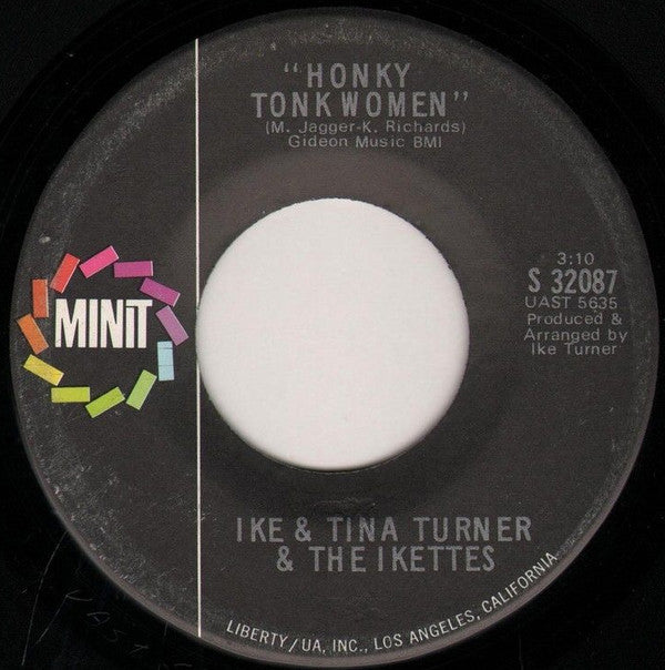 Ike & Tina Turner & The Ikettes : Honky Tonk Women / Come Together (7", Single)