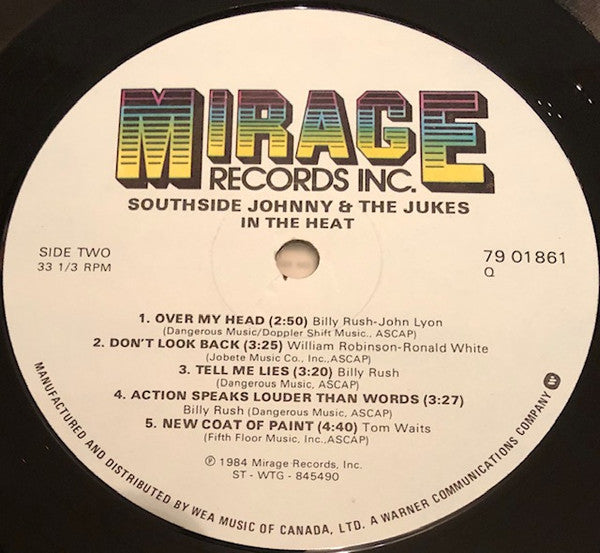 Southside Johnny & The Asbury Jukes : In The Heat (LP, Album)