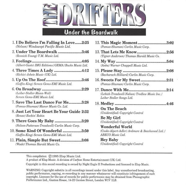 The Drifters : Under The Boardwalk (CD, Comp)
