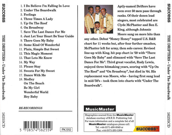 The Drifters : Under The Boardwalk (CD, Comp)