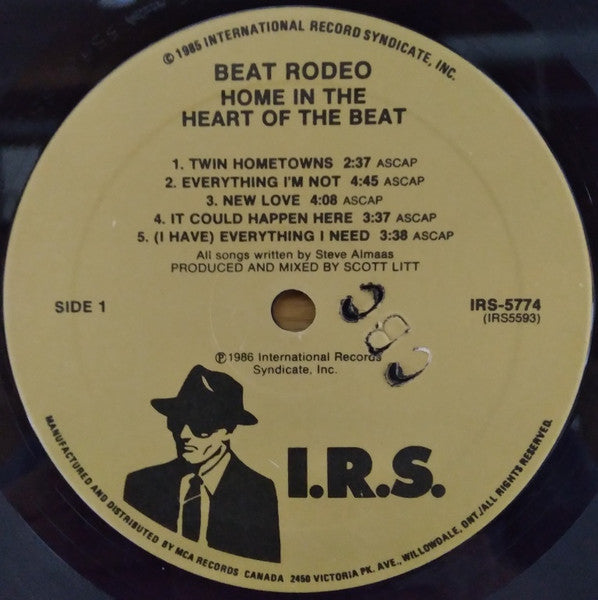 Beat Rodeo : Home In The Heart Of The Beat (LP, Album)