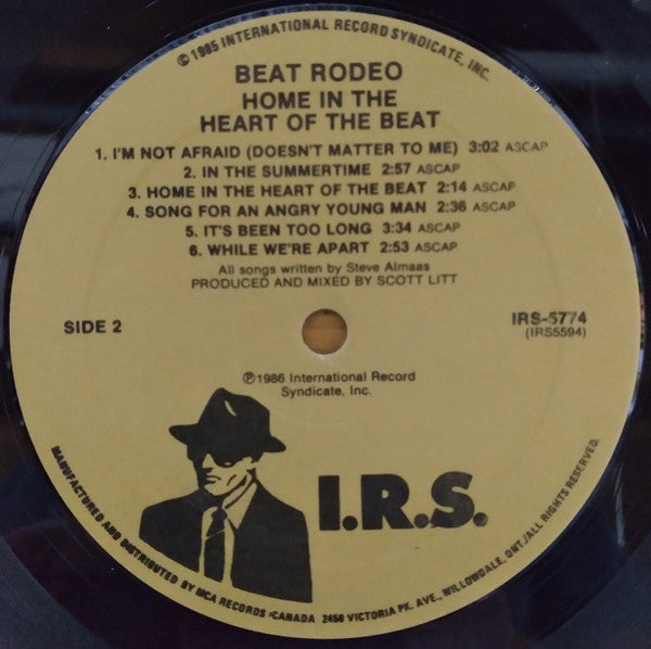 Beat Rodeo : Home In The Heart Of The Beat (LP, Album)