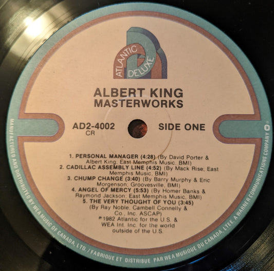 Albert King : Masterworks (2xLP, Comp, Cin)