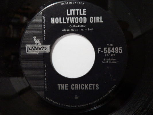 The Crickets (2) : Little Hollywood Girl / Parisian Girl (7", Single)