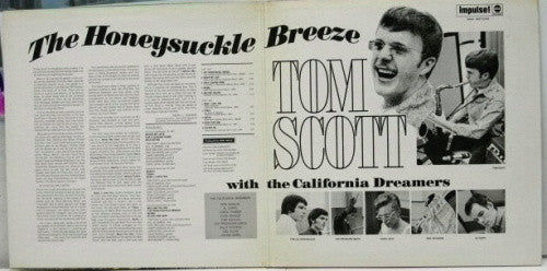 Tom Scott With The California Dreamers : The Honeysuckle Breeze (LP, Album, RE, Gat)