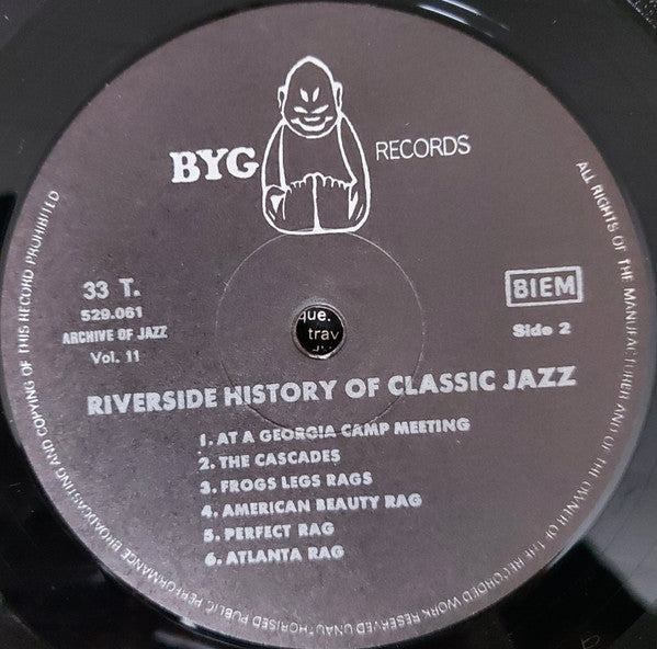 Various : Riverside History Of Classic Jazz (LP, Comp, Mono)