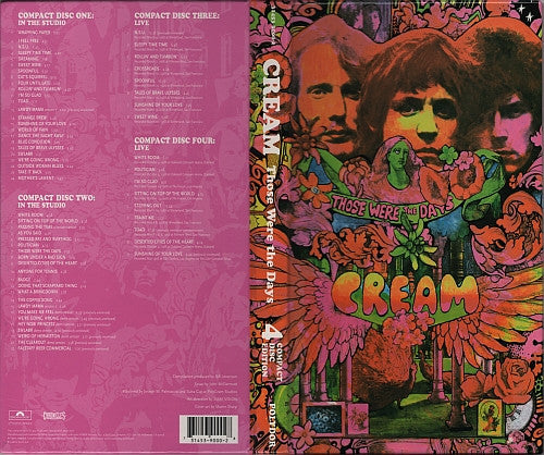 Cream (2) : Those Were The Days (4xCD, Comp, RM + Box, Boo)