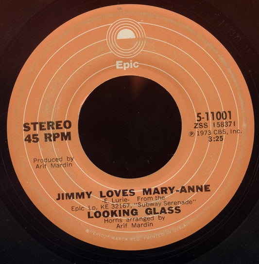 Looking Glass : Jimmy Loves Mary-Anne / Wooly Eyes (7", San)