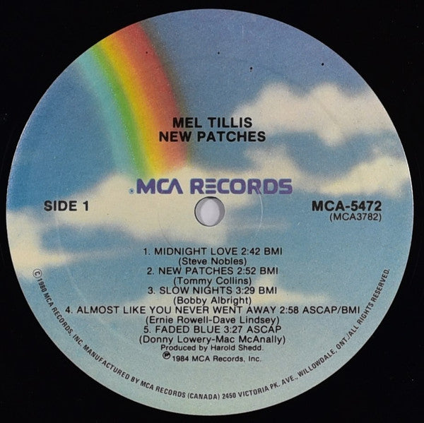 Mel Tillis : New Patches (LP, Album)