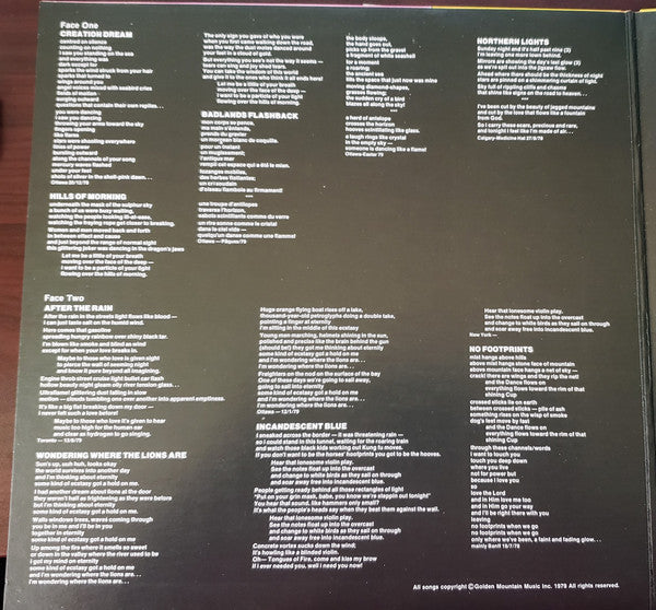 Bruce Cockburn : Dancing In The Dragon's Jaws (LP, Album, RE)