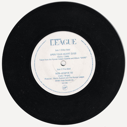 The Human League : Open Your Heart (7", Single)