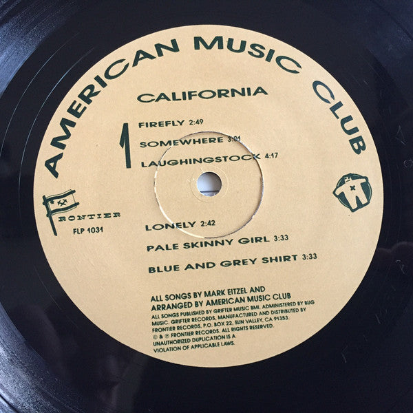 American Music Club : California (LP, Album)