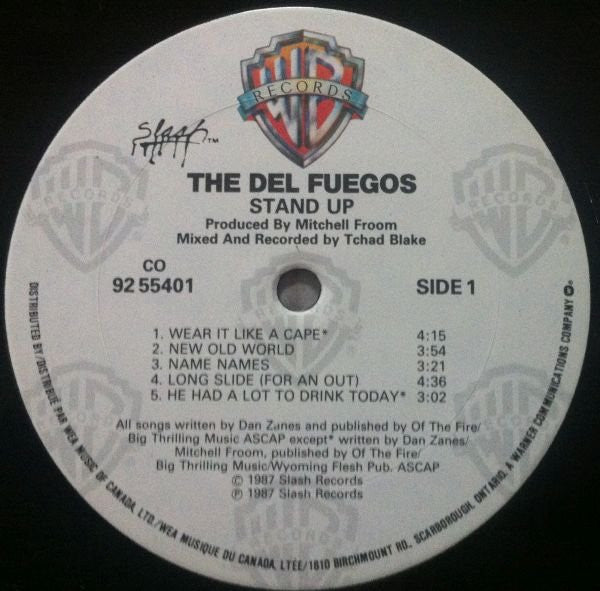 The Del Fuegos : Stand Up (LP, Album)