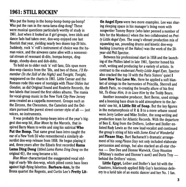 Various : 1961 Still Rockin' (CD, Comp, RE, RM)