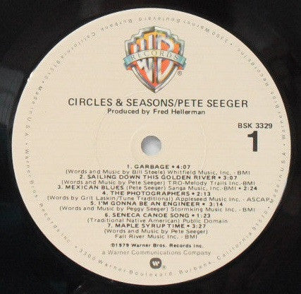 Pete Seeger : Circles & Seasons (LP)