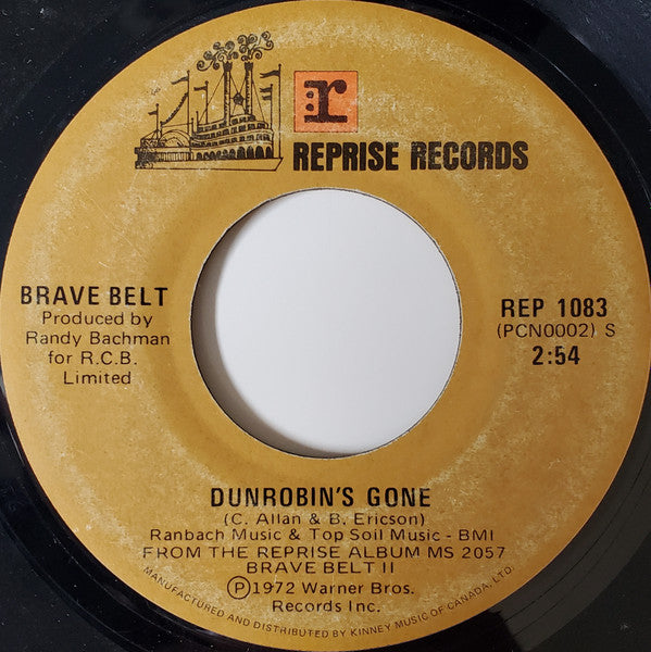Brave Belt : Dunrobin's Gone (7", Single)