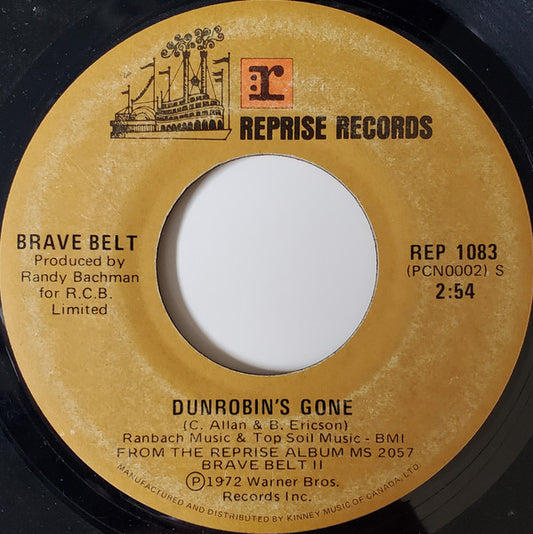 Brave Belt : Dunrobin's Gone (7", Single)