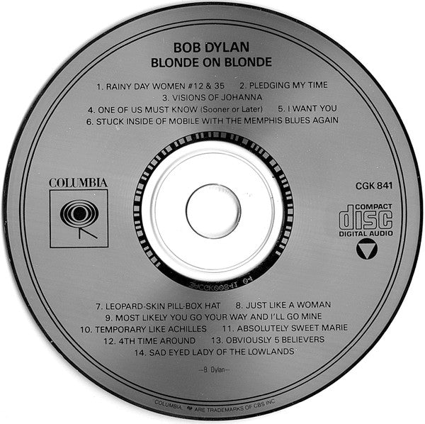 Bob Dylan : Blonde On Blonde (CD, Album, RE, RM)
