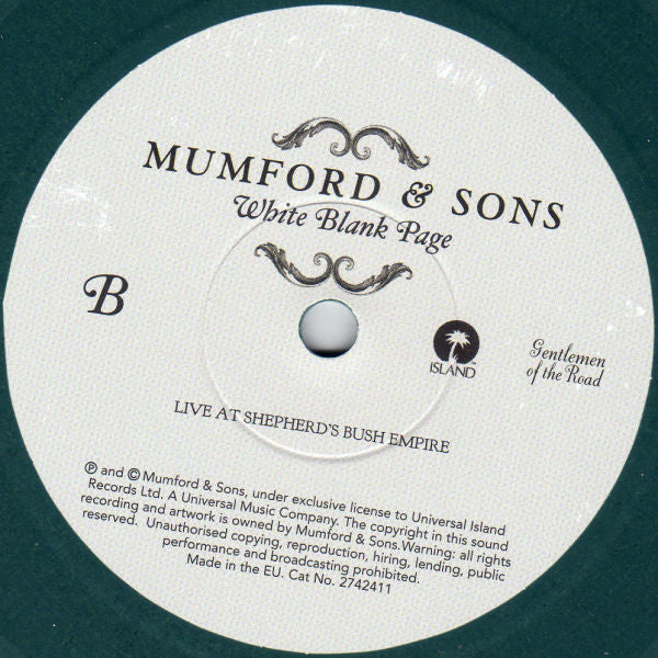 Mumford & Sons : Roll Away Your Stone (7", Dar)