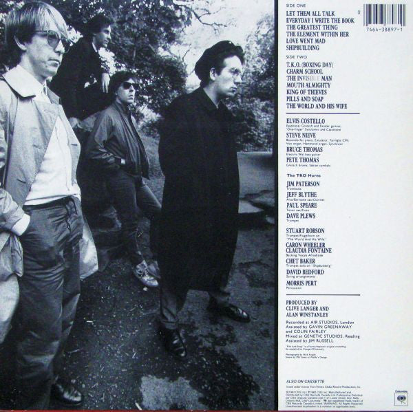 Elvis Costello And The Attractions* : Punch The Clock (LP, Album)