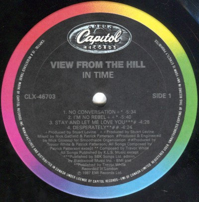 View From The Hill : In Time (LP, Album)