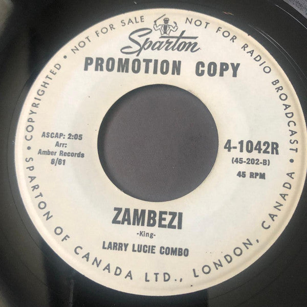 Larry Lucie Combo : After Hours (7", Promo)