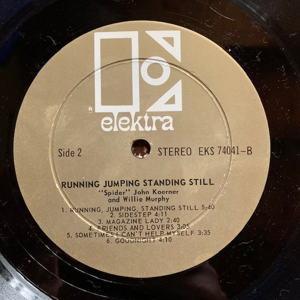 "Spider" John Koerner* & Willie Murphy : Running, Jumping, Standing Still (LP, Album, Gol)