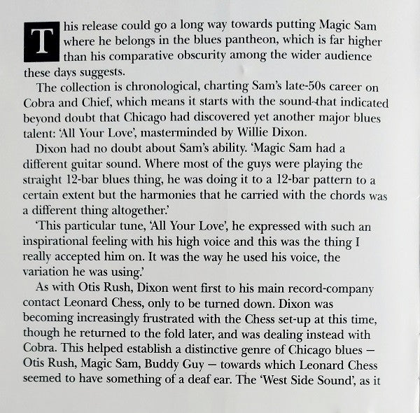 Magic Sam : West Side Soul (CD, Comp, RE)