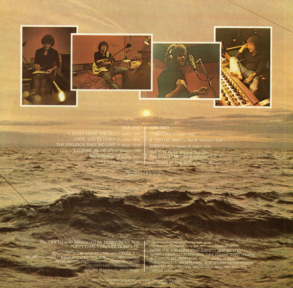 Terry Jacks : Y' Don't Fight The Sea (LP, Album)