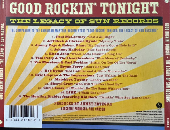 Various : Good Rockin' Tonight - The Legacy Of Sun Records (CD, RE, Yel)